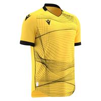 Wyvern Eco Match Day Shirt YEL/BLK L Teknisk drakt i ECO-tekstil - Unisex
